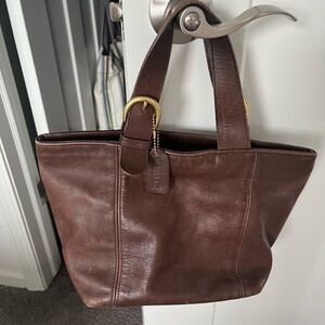 Coach vintage brown leather purse